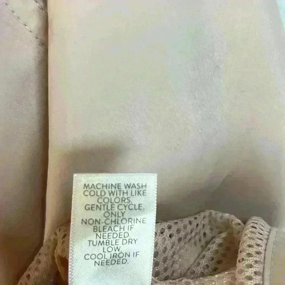 J. Jill FIT Windbreaker Blush Women’s Medium Oversized Snap Front Pockets - Picture 5 of 7